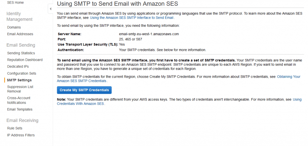 Amazon Ses Smtp
